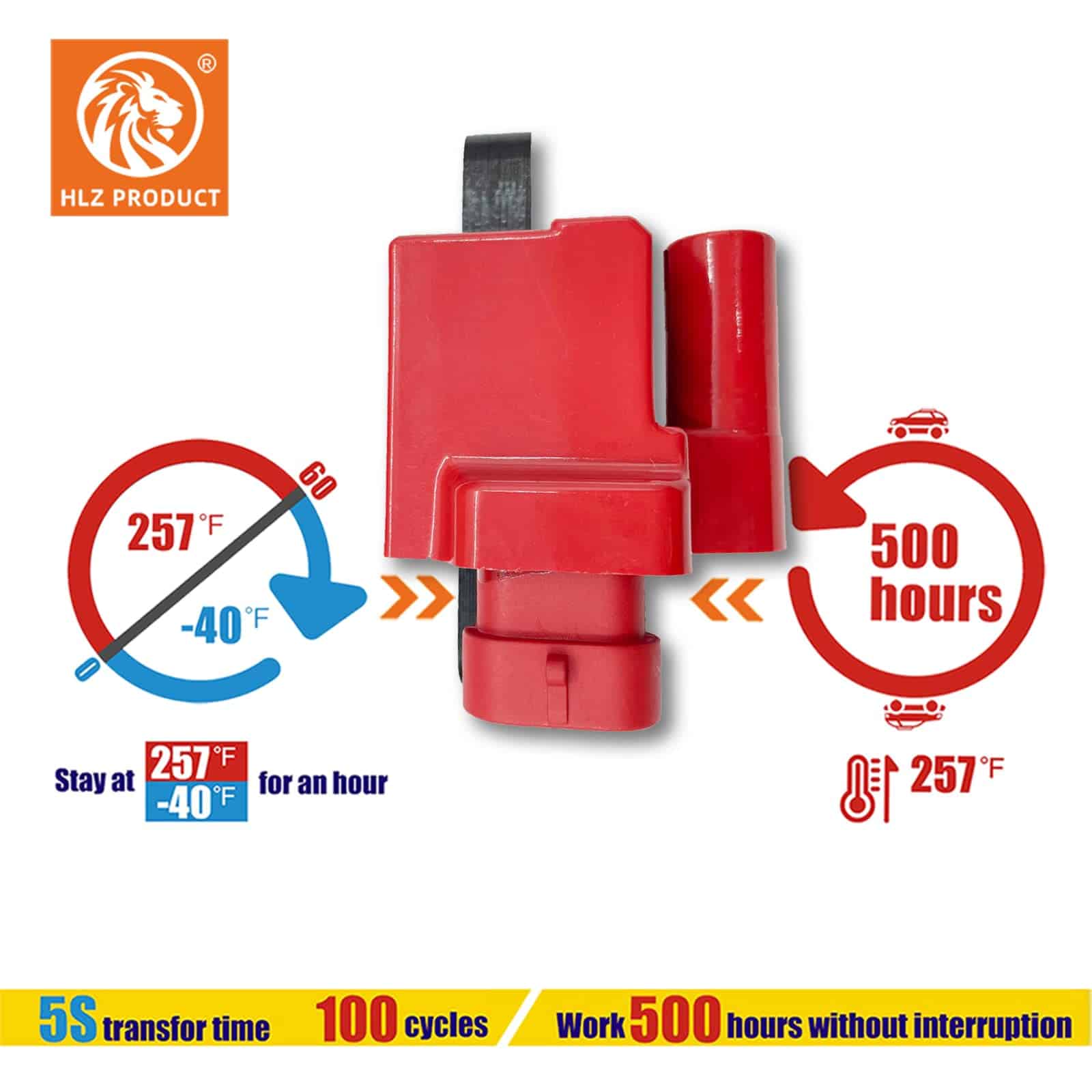 Juego de 8 bobinas de encendido cuadradas de ALTA ENERGÍA - Imagen 3