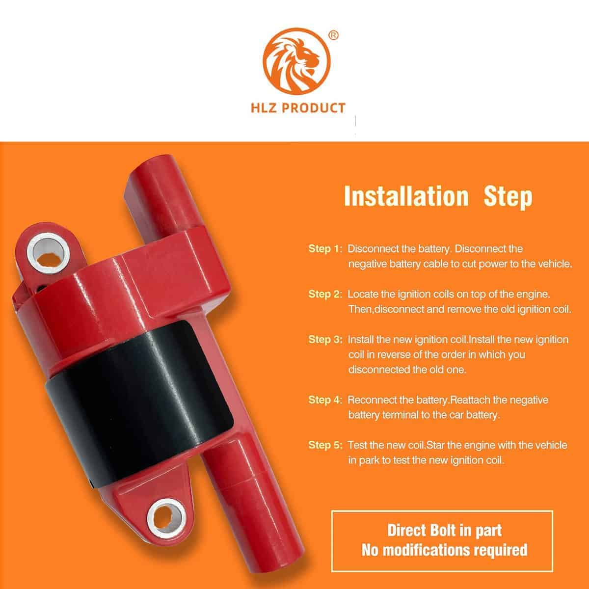 Bobina de encendido redonda de ALTA ENERGÍA HLZ PRODUCT - Imagen 9