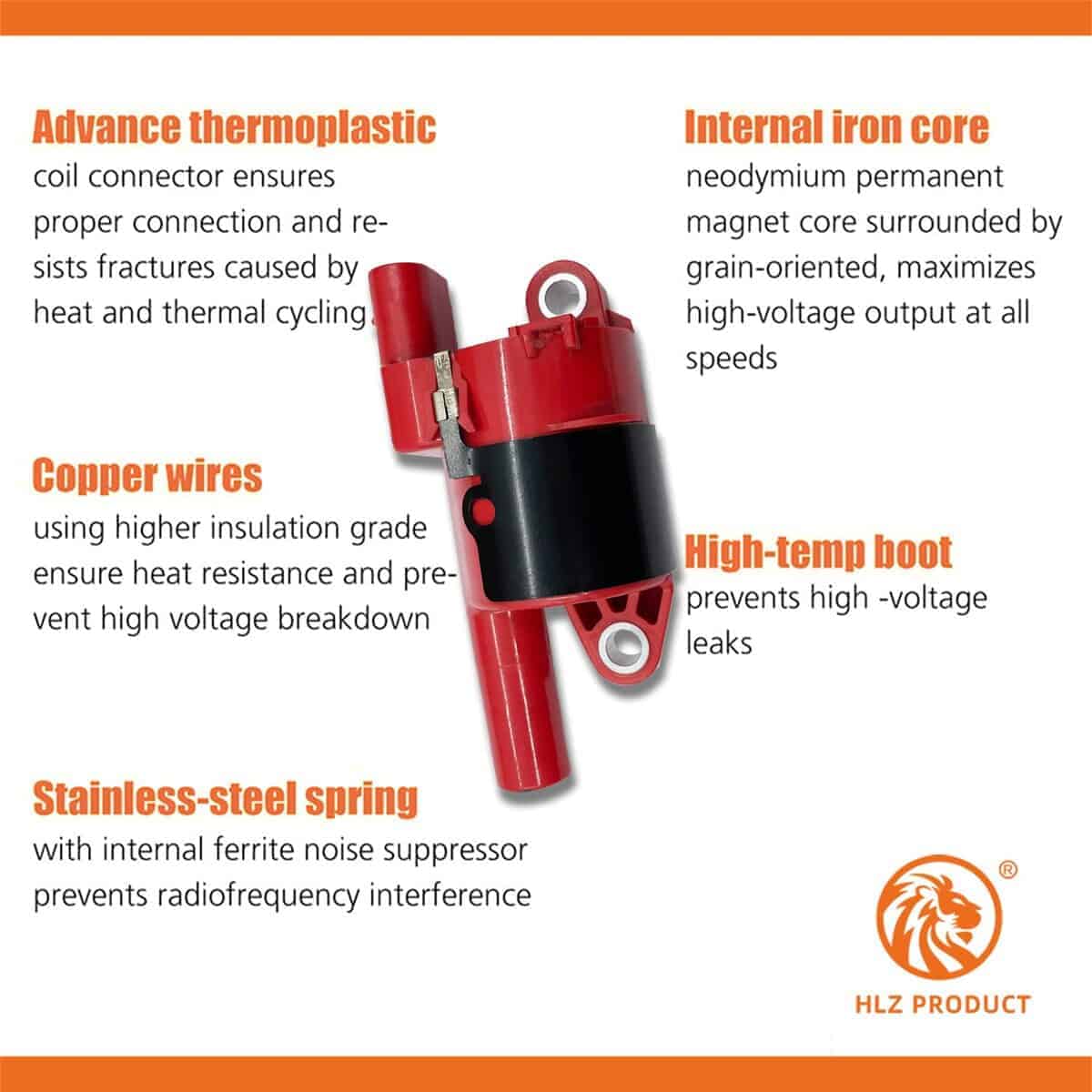 Bobina de encendido redonda de ALTA ENERGÍA HLZ PRODUCT - Imagen 5