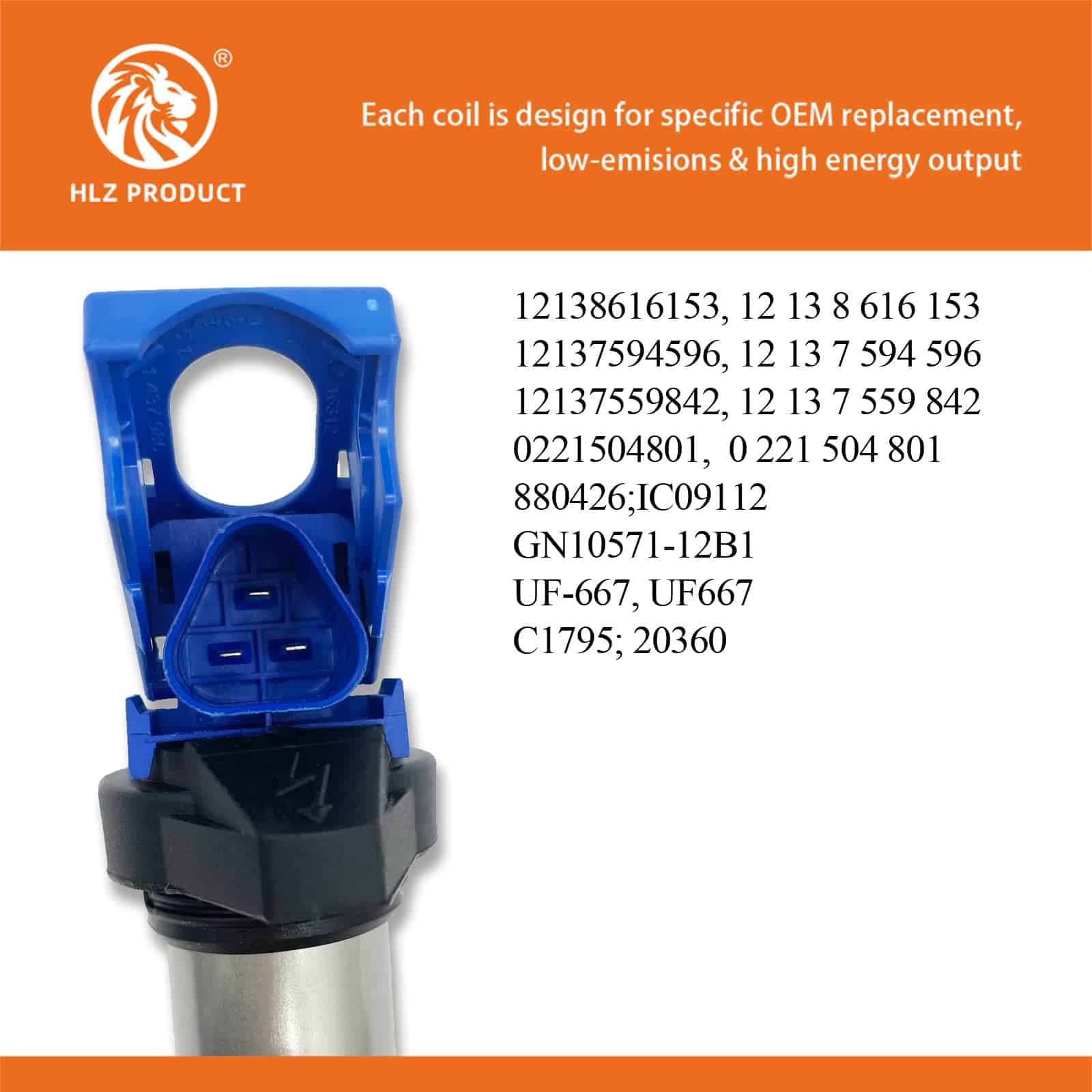 6PC Conjunto de Bobinas de Encendido de Alto Rendimiento - Imagen 6