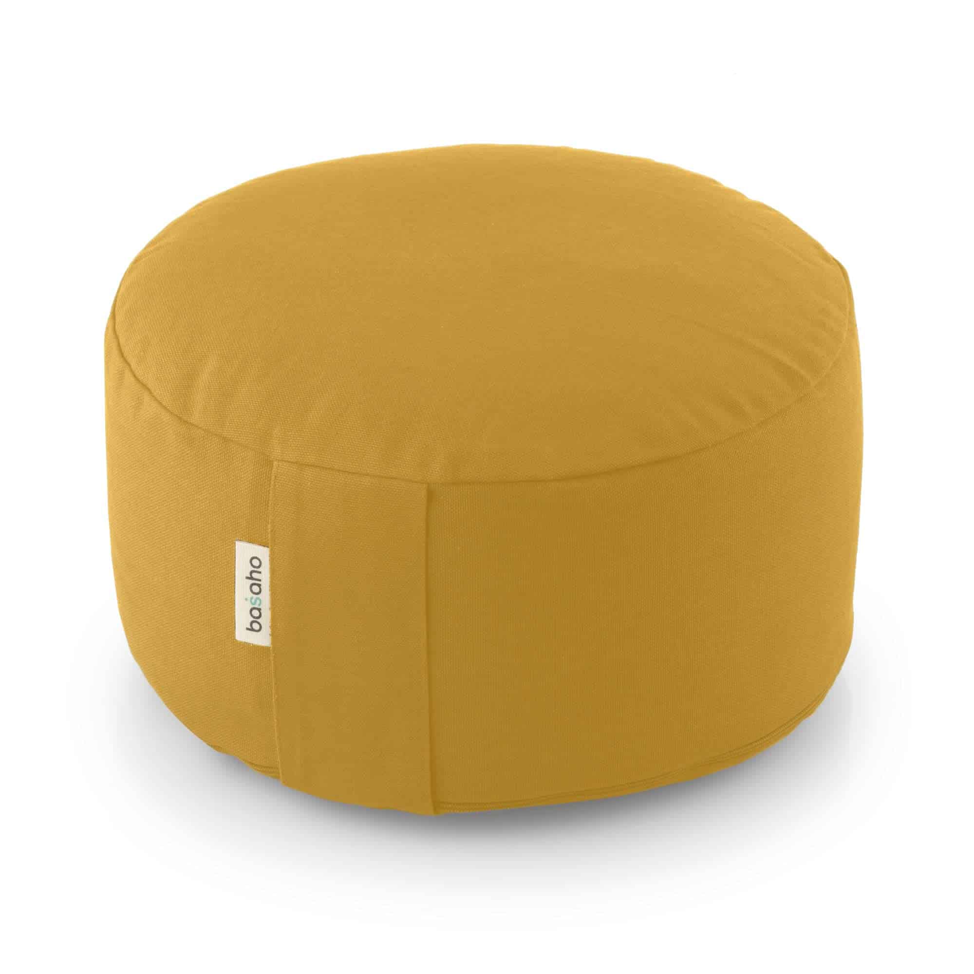 Cojín de meditación Basaho | Cojín de -Mostaza