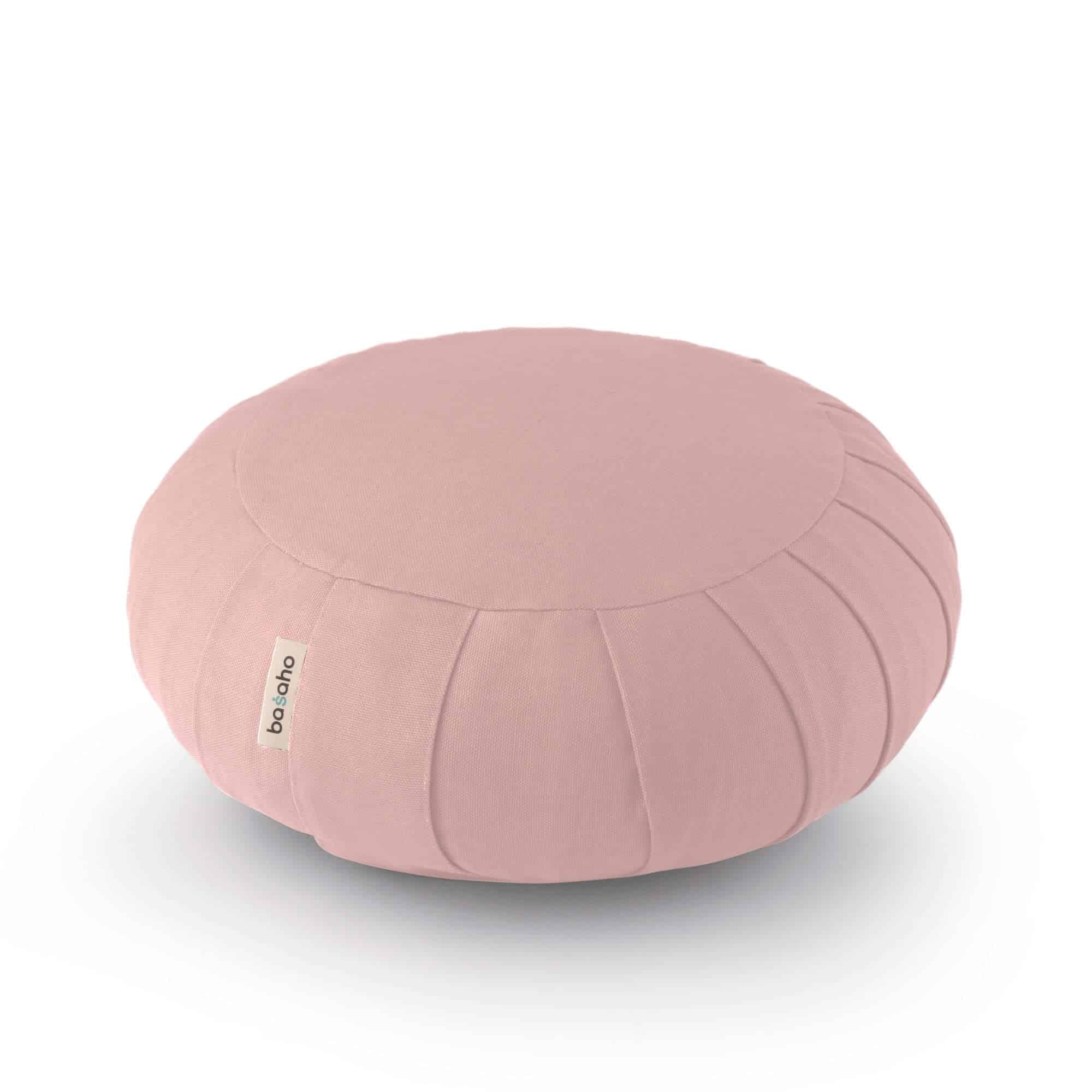 Cojín de Meditación Basaho | Cojín de -Rosa Pálido