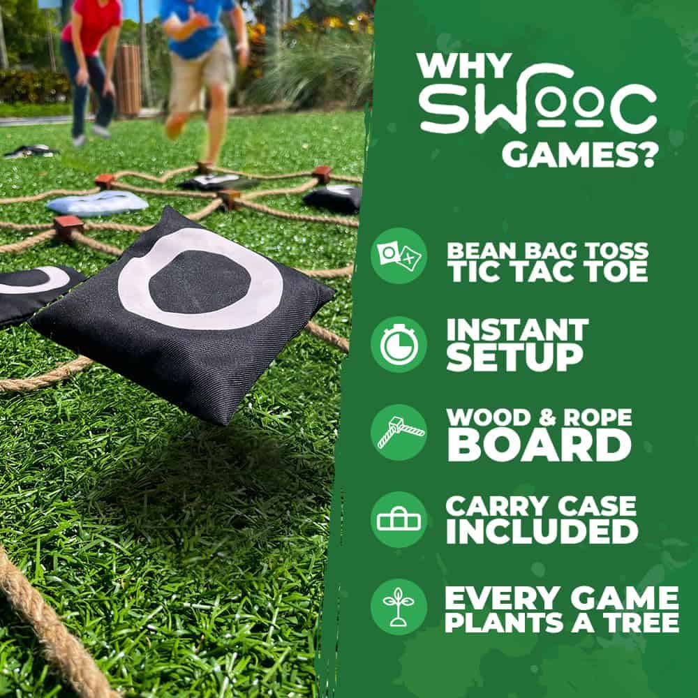 Juego Gigante de Tres en Raya al Aire Libre de SWOOC Games - Imagen 3