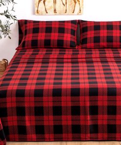 Juego de Sábanas de Tamaño Queen KACEMOO 4 Piezas - Sábana