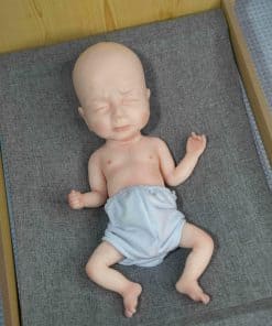 NEFSO SERENDOLL 16" Muñeca de Bebé de Silicona Completa