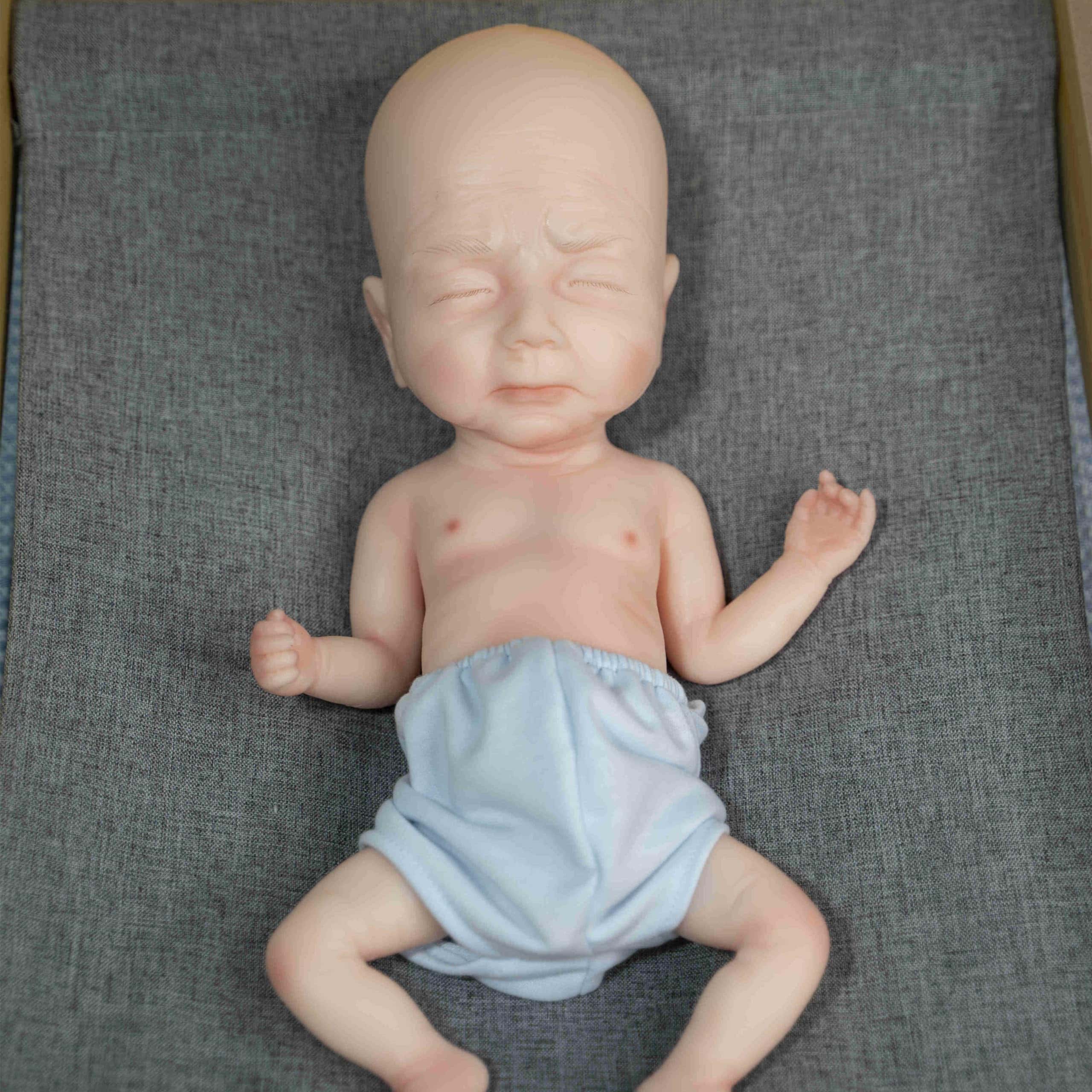 NEFSO SERENDOLL 16" Muñeca de Bebé de Silicona Completa - Imagen 3