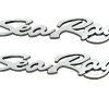 2 Piezas Nuevo Emblema Sea Ray Searay Script 3D Letras Logo