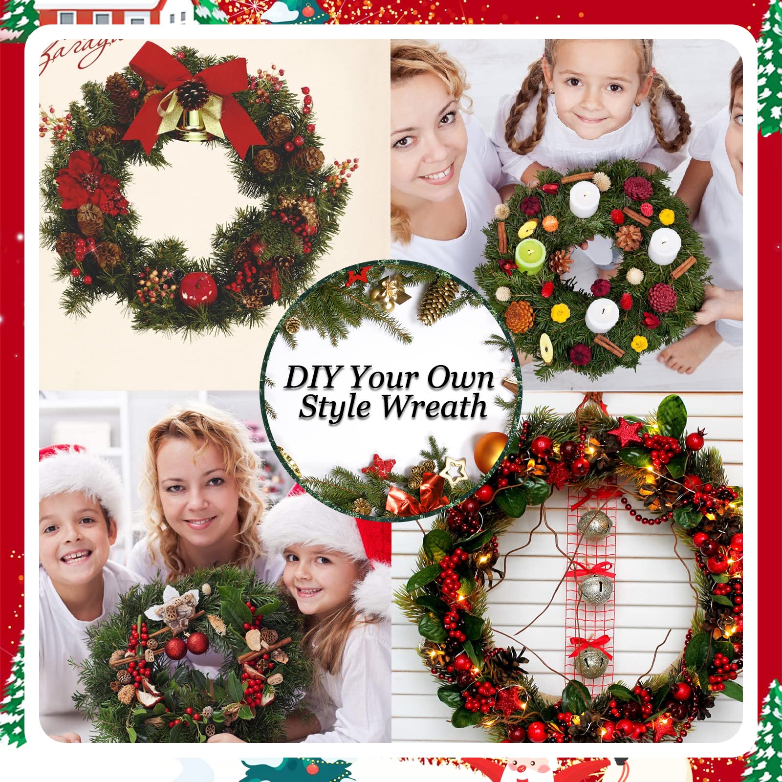 Kit de 6 Piezas de Renos de Navidad para Coche YIXIN con - Imagen 5