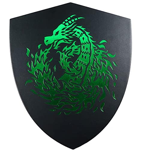 Fantasydice Shield Dice Tray Green Fire Dragon con Tapa y - Imagen 3