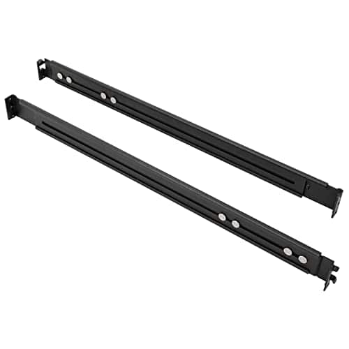 RackChoice 1U Rieles de Montaje en Rack Ajustables