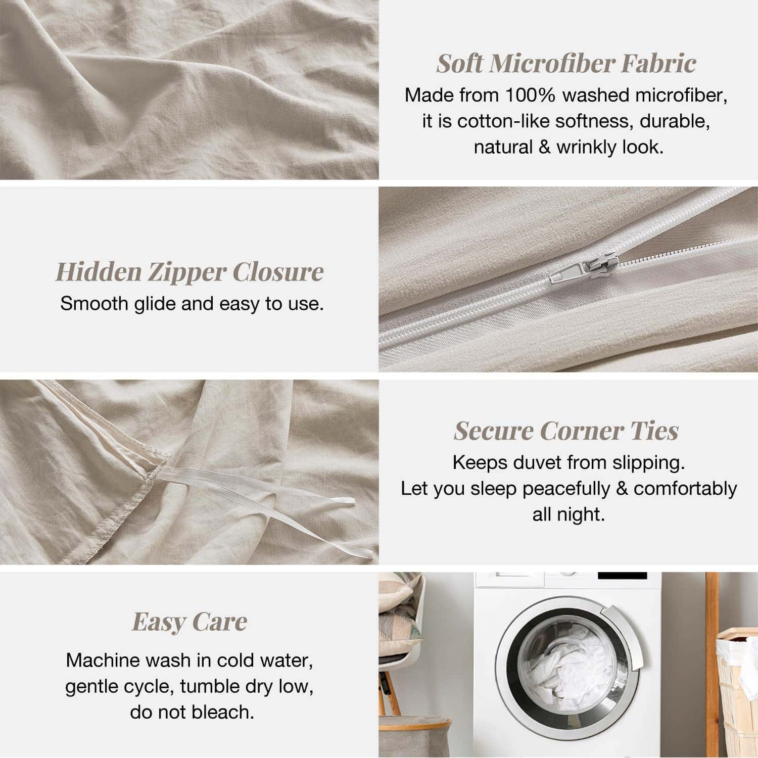 Funda de Edredón Super Suave MILDLY - 100% Microfibra - Imagen 6