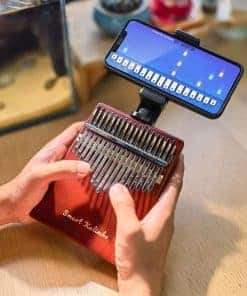 Jooleer Smart Kalimba con Afinador de APP Martillo Túnico