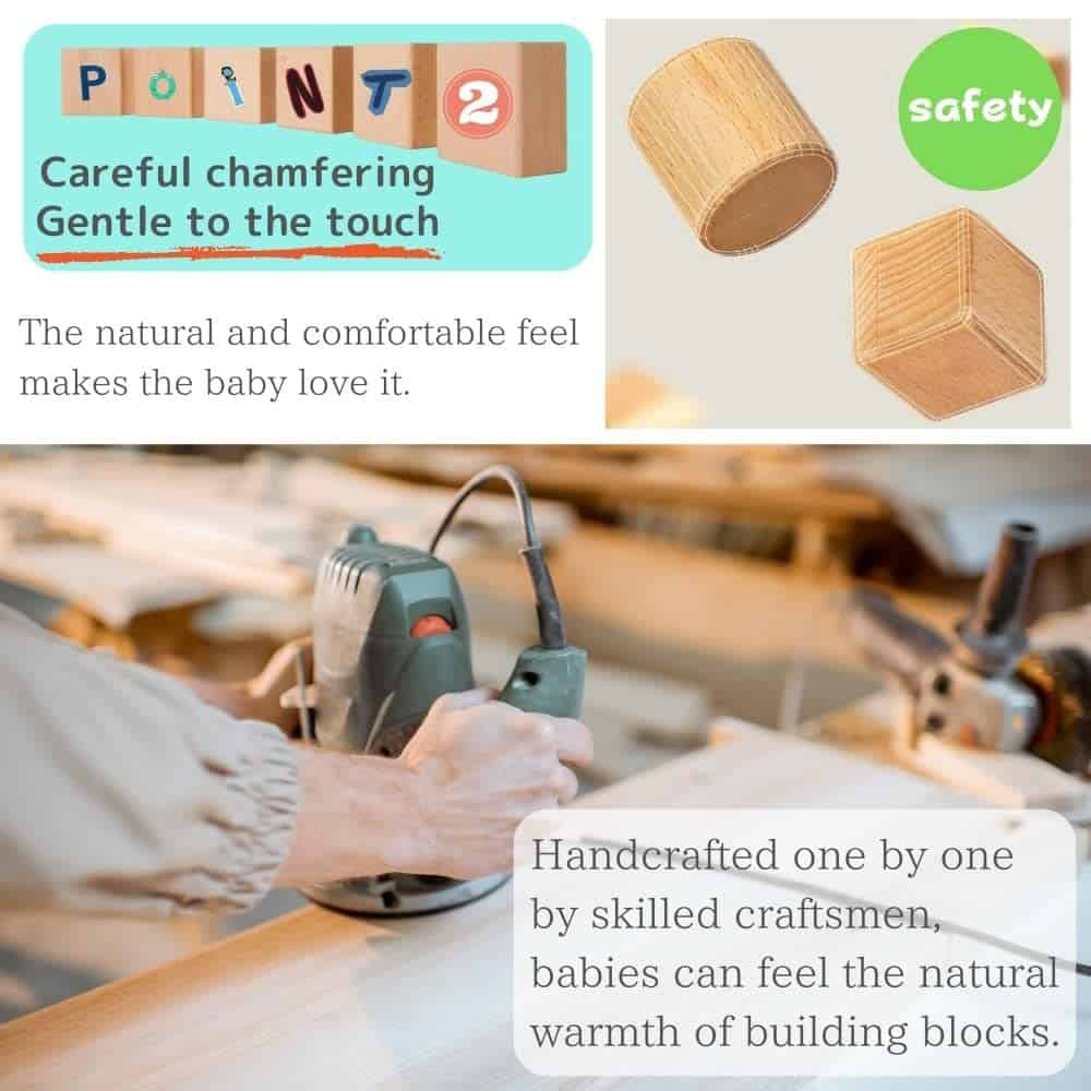 Bloques de Sonido de Madera para Bebés Primerizos tanoshimu - Imagen 6