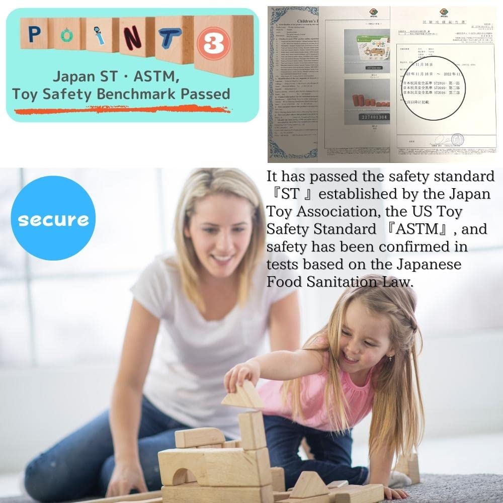 Bloques de Sonido de Madera para Bebés Primerizos tanoshimu - Imagen 7