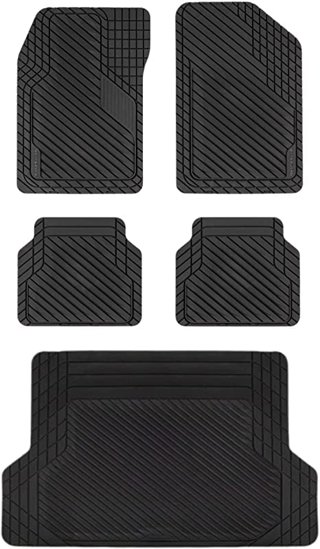 Juego de Tapetes Universales BaseLayer Recortables en Negro