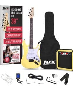 Kit de Guitarra Eléctrica LyxPro de 39 pulgadas con