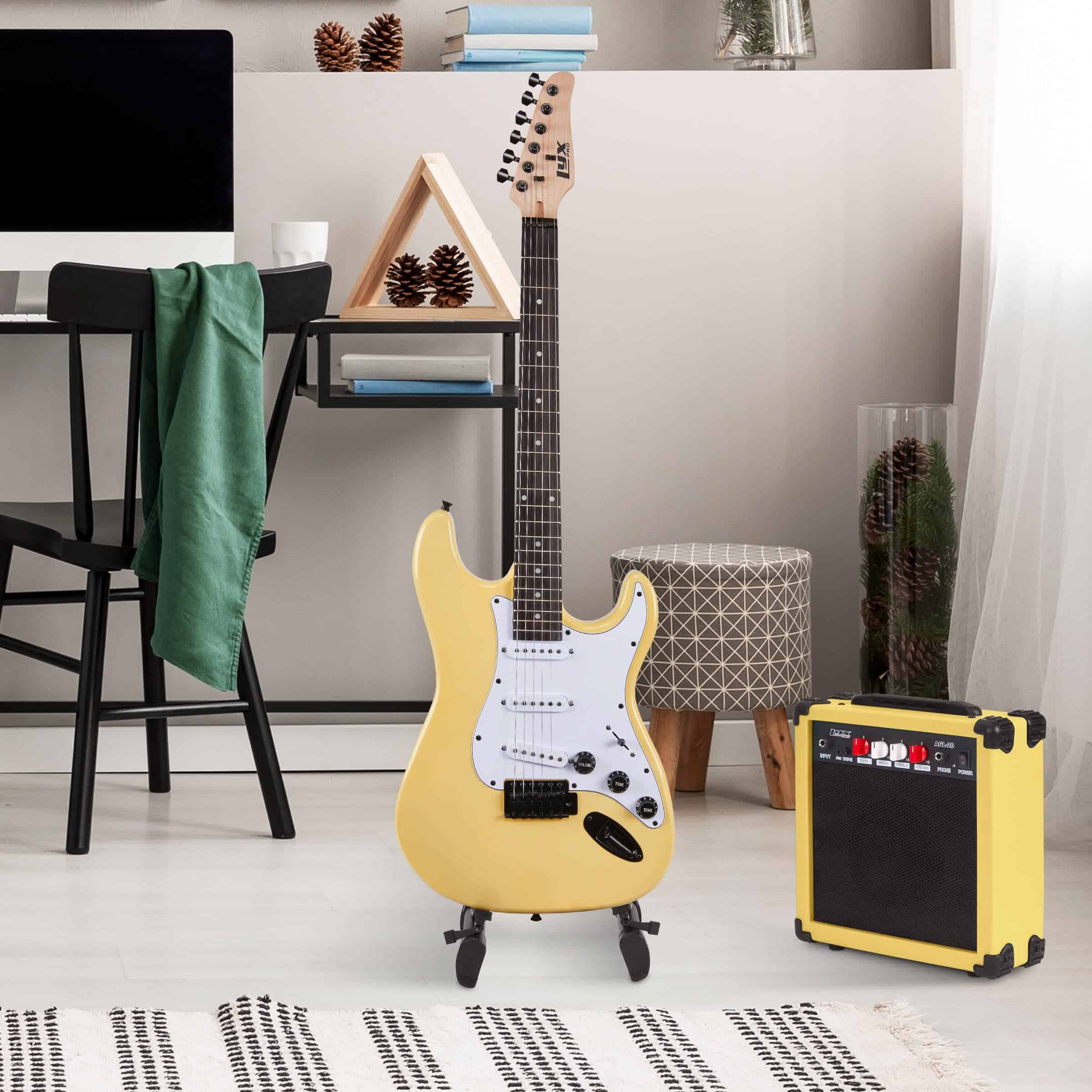 Kit de Guitarra Eléctrica LyxPro de 39 pulgadas con - Imagen 8