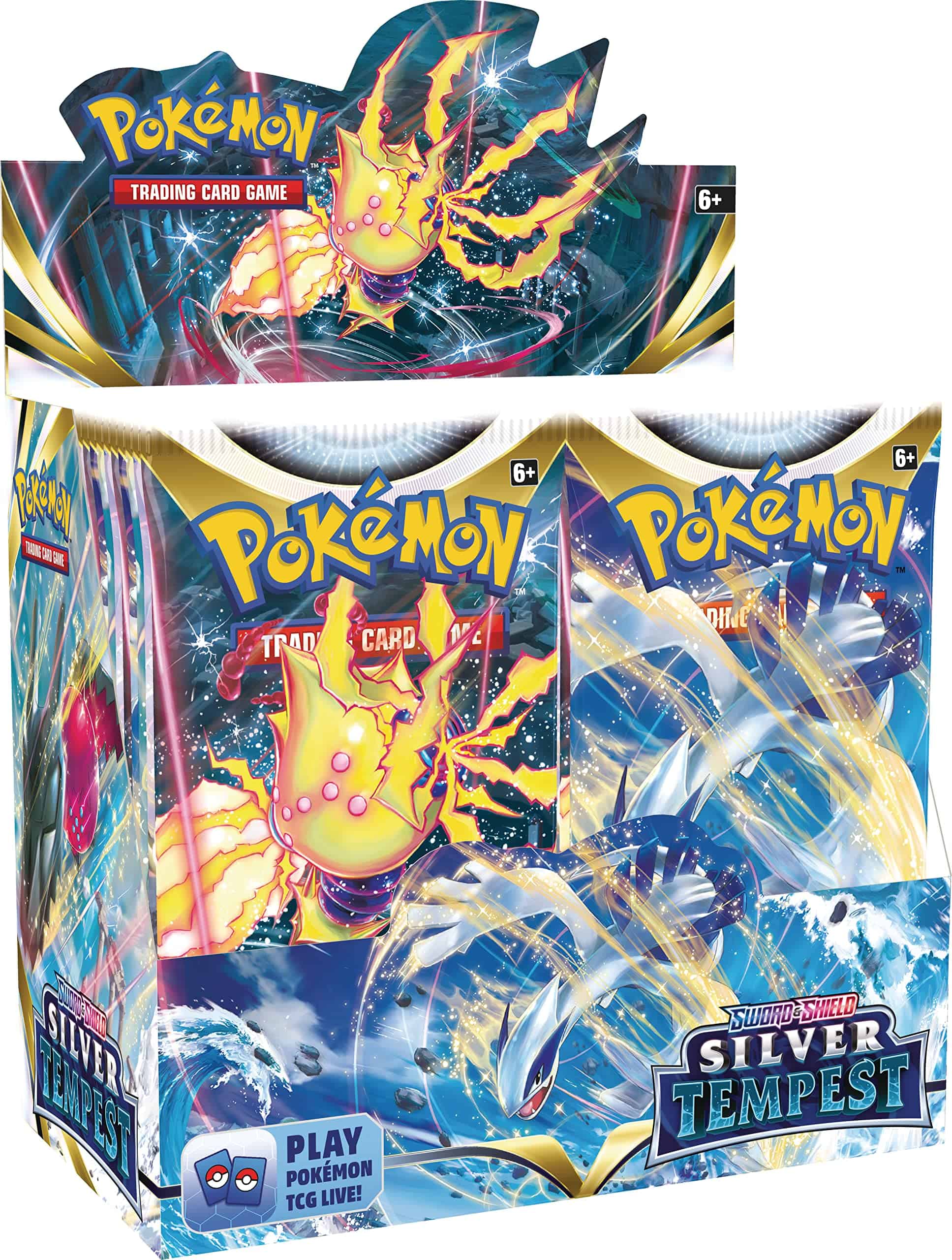 Pokémon TCG: Sword & Shield Silver Tempest Booster Display