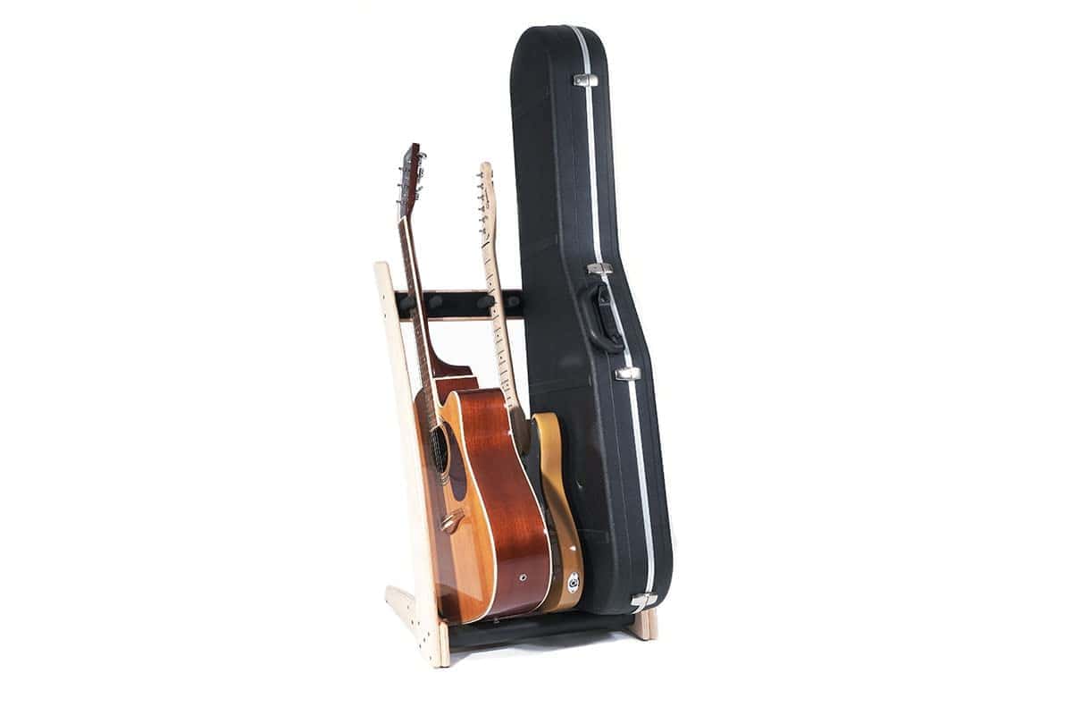 Ruach GR3 Curve 3 Way Customisable Guitar Rack for Guitars - Imagen 3