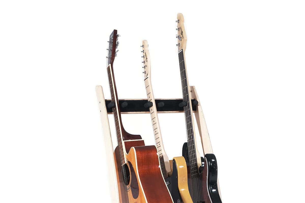 Ruach GR3 Curve 3 Way Customisable Guitar Rack for Guitars - Imagen 4