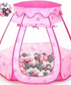 Wilhunter Baby Ball Pit for Toddler with 50 Balls, Kids Pop