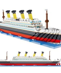 Set de Bloques de Construcción del Barco Titanic Micro Mini