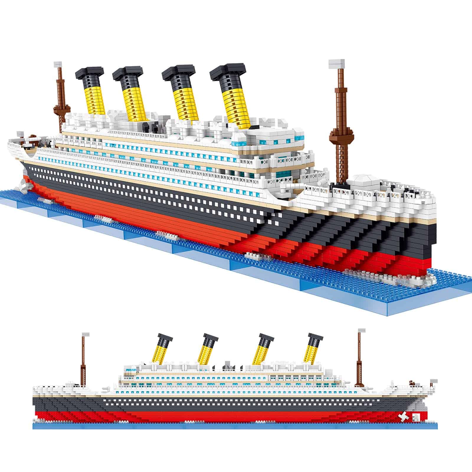 Set de Bloques de Construcción del Barco Titanic Micro Mini