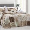 Chezmoi Collection Cynthia Juego de Edredón de 3 Piezas -