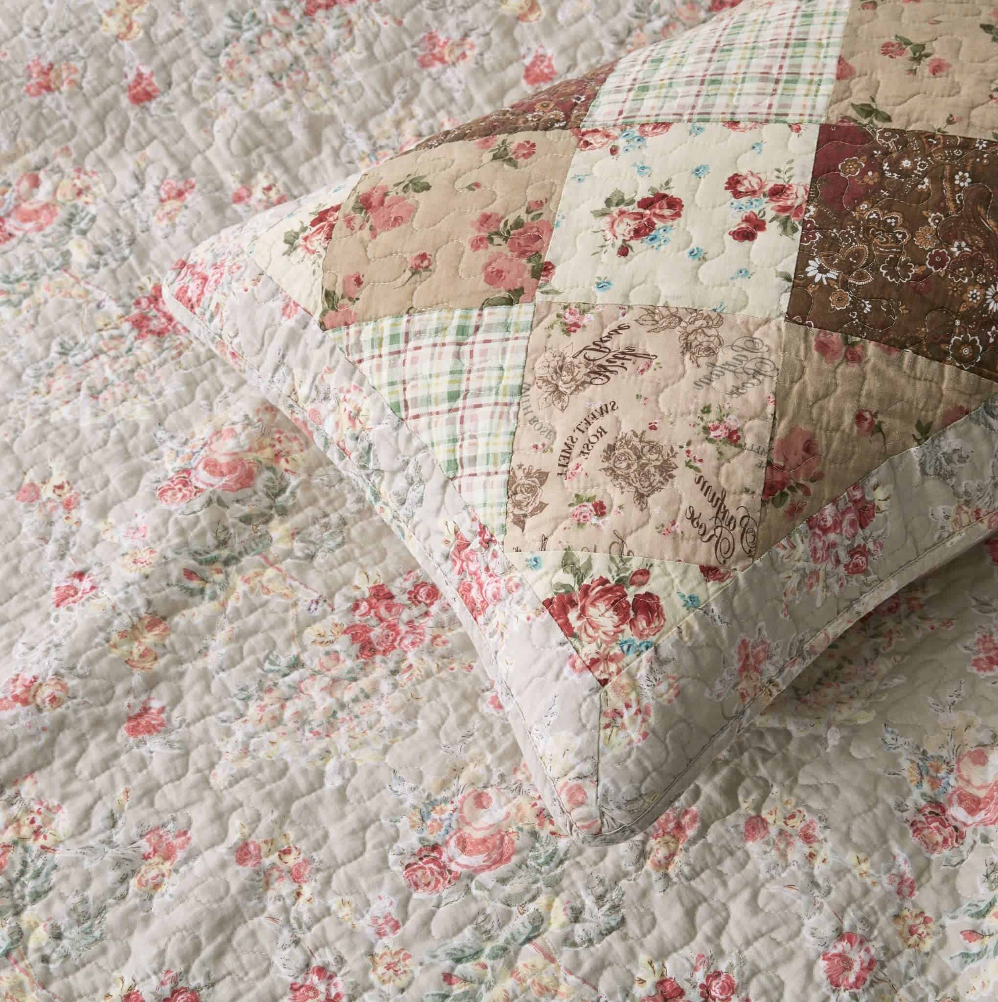 Juego de Edredón Chezmoi Collection Camellia 3 Piezas - - Imagen 6