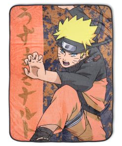 Manta de felpa JUST FUNKY Naruto Shippuden Naruto Uzumaki