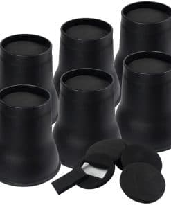 Elevadores de Cama de 6 Pulgadas DEDU - Paquete de 6,