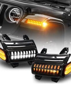 Luces de guardabarros LED M MIBAHE con luces indicadoras