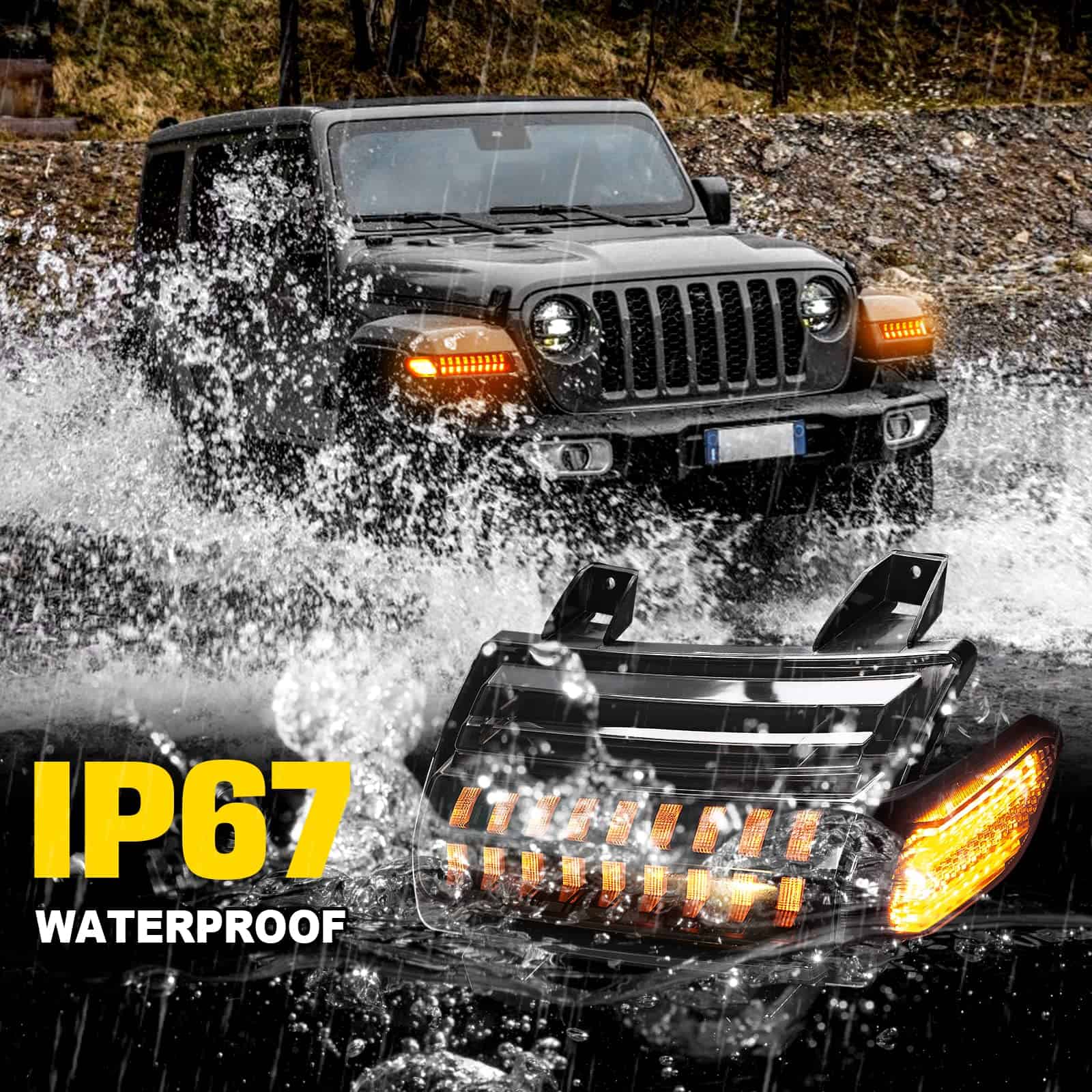 M MIBAHE Luces LED de Guardabarros con Luces Indicadoras - Imagen 6