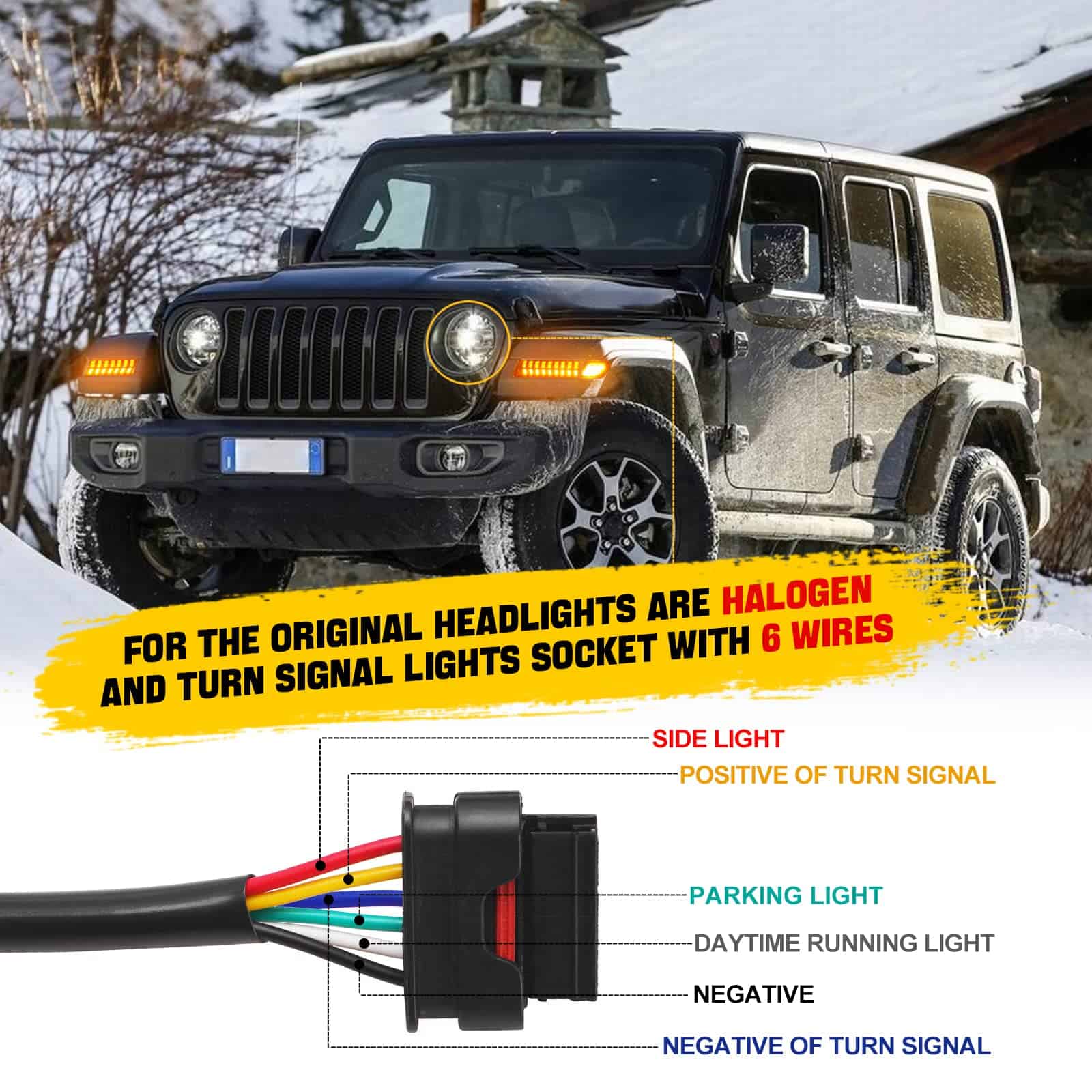 Luces de guardabarros LED M MIBAHE con luces indicadoras - Imagen 4