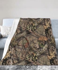 Manta de Camuflaje de Caza en Bosque, Suave y Cálida, para