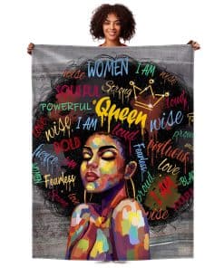 Manta para Mujeres Afroamericanas Manta Black Girl Magic