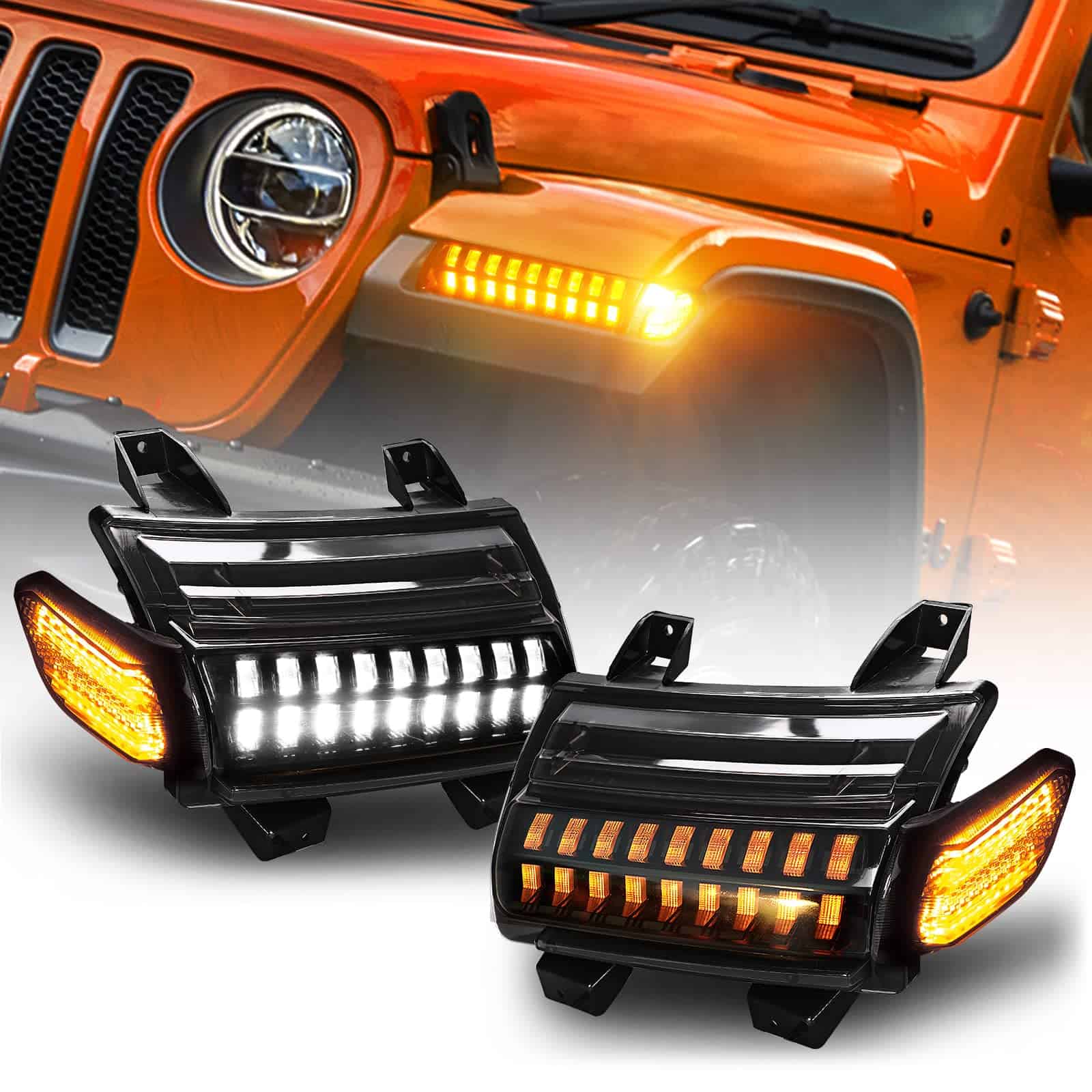 M MIBAHE Luces LED de Guardabarros con Luces Indicadoras