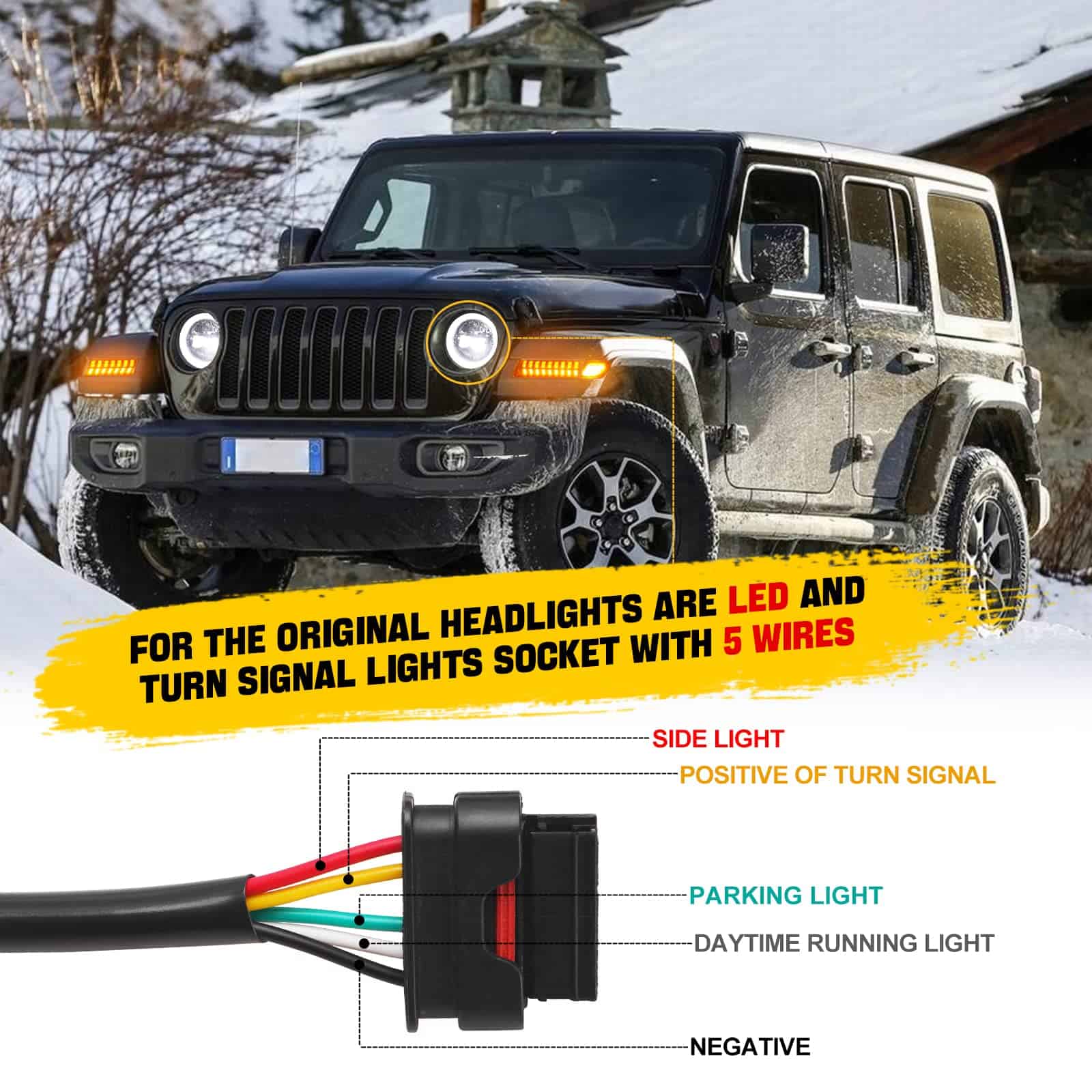 M MIBAHE Luces LED de Guardabarros con Luces Indicadoras - Imagen 4