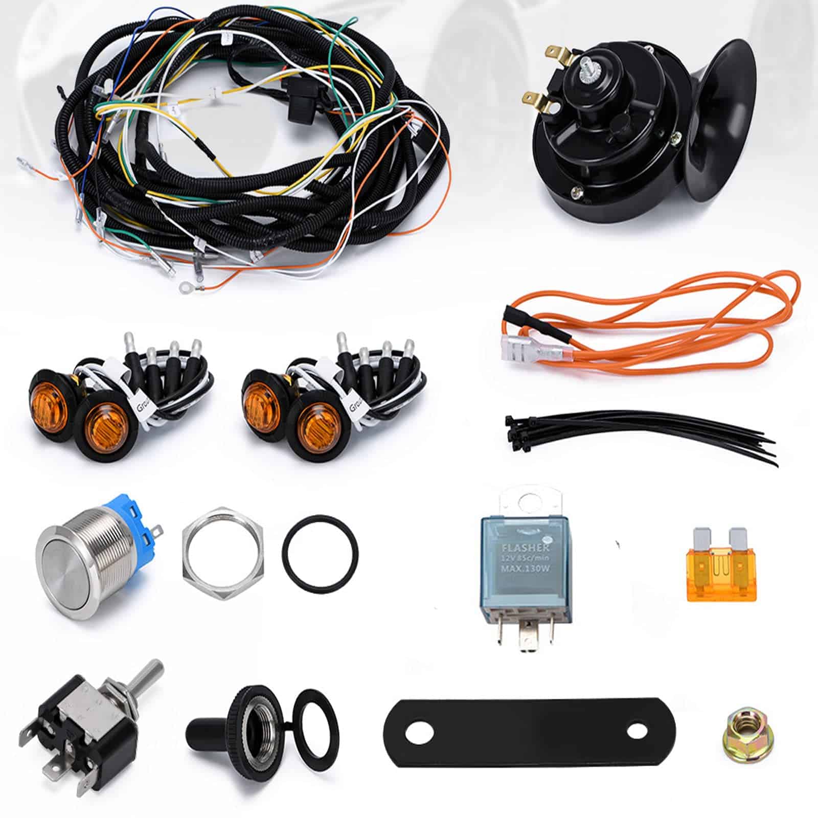 Kit de señal de giro UTV ATV EAYBOMC universal legal en la