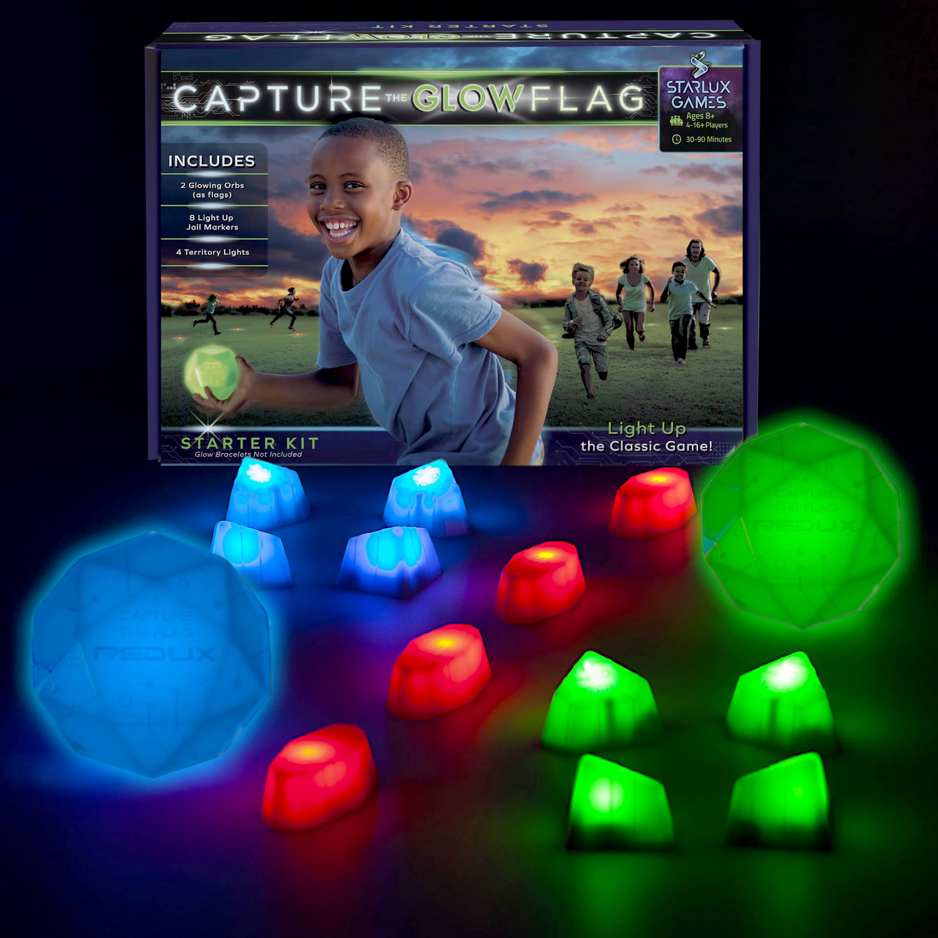 Captura la Bandera Glow in The Dark - Set de Inicio |