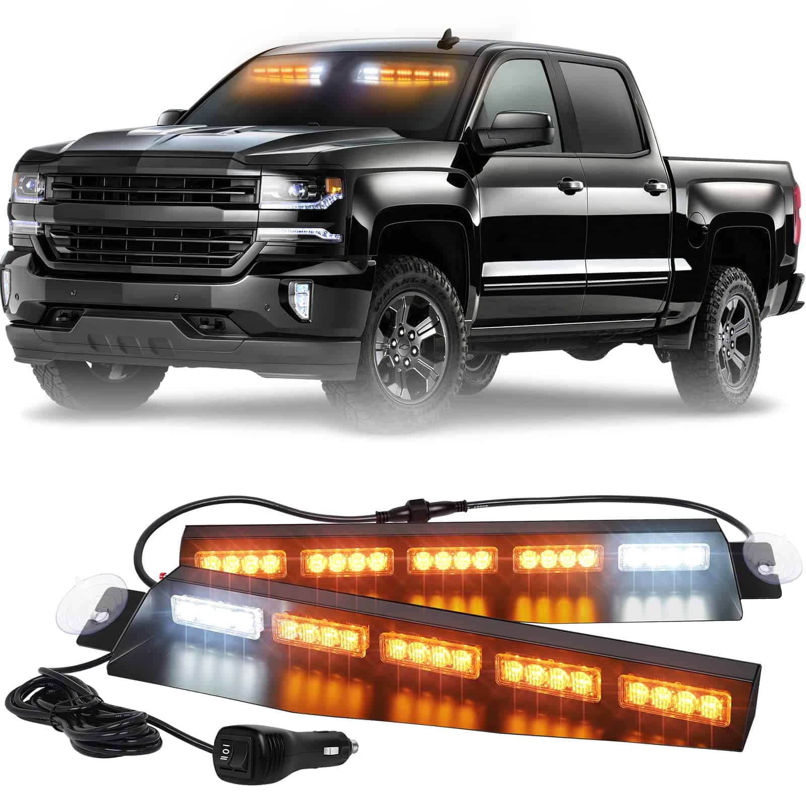 Luces de Visera de Emergencia Barra Interior LED de 40