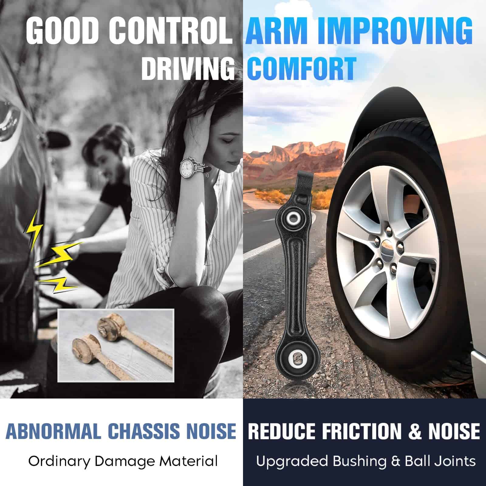 Brazos de control delanteros inferiores hacia adelante y - Imagen 7