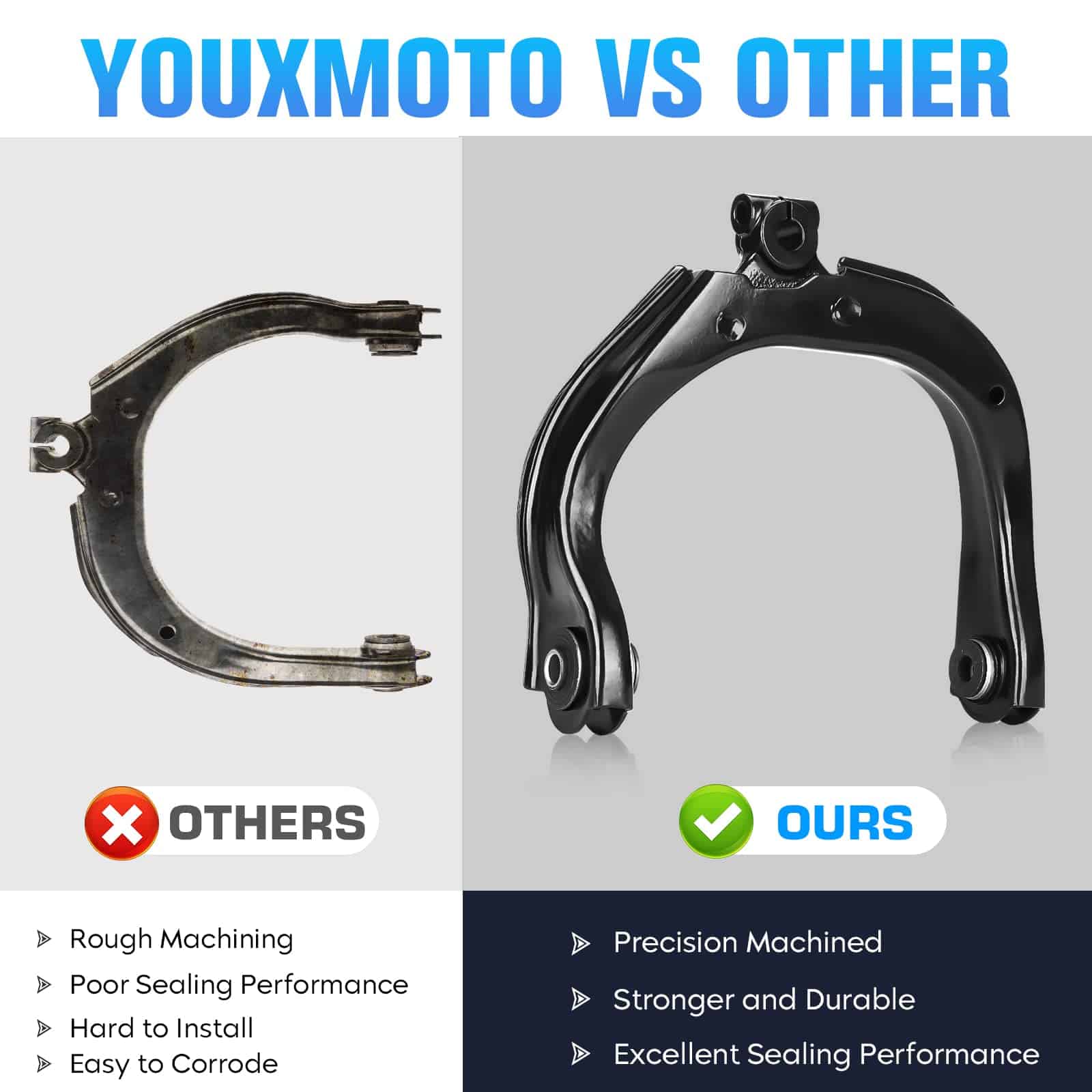 Brazo de Control Superior Delantero & Baleros para Buick - Imagen 4