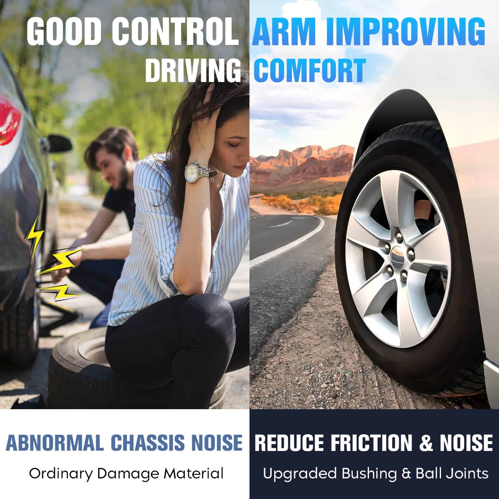 Brazo de Control Superior Delantero & Baleros para Buick - Imagen 5