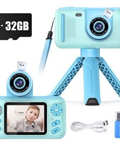 Cámara para niños PURULU con lente abatible para selfies y