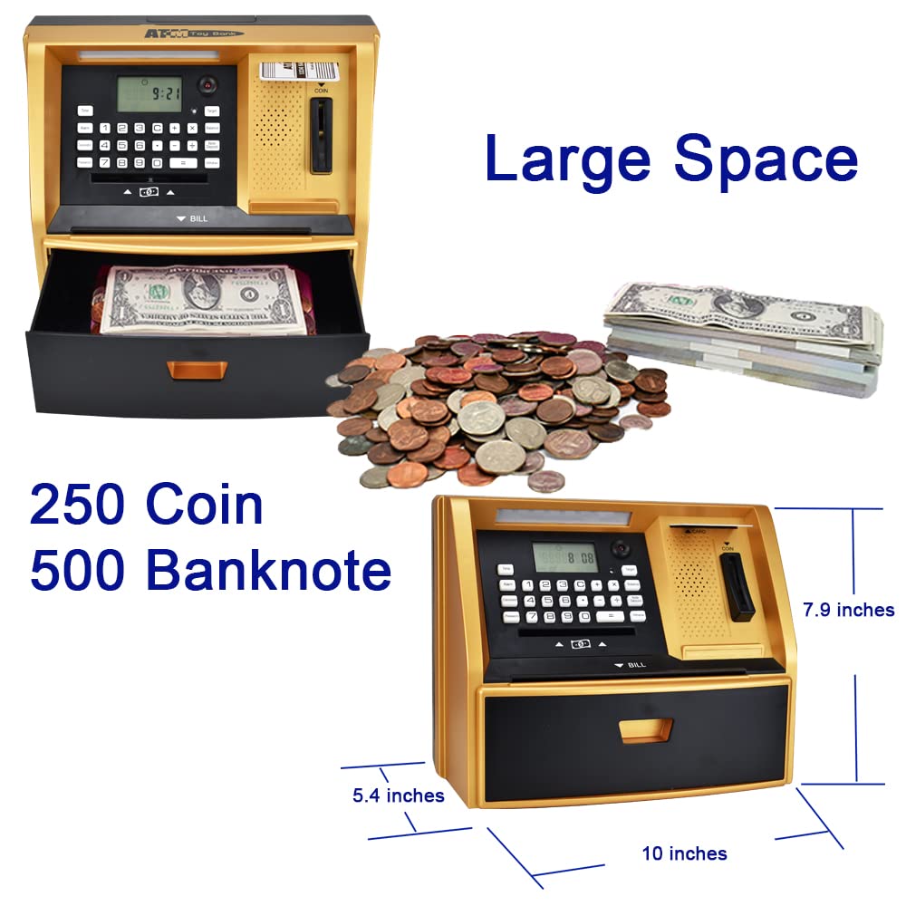 Banco de Ahorro ATM con Tarjeta de Débito, Hucha - Imagen 4