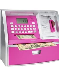 Caja de Ahorros Interactiva ATM de Cerdo para Niños,