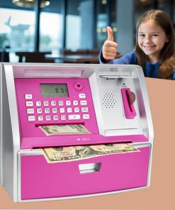 Cerdito Electrónico ApgBnk para Niñas - Contador de Monedas