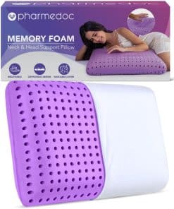 Almohadas de descanso de cama de espuma viscoelástica con