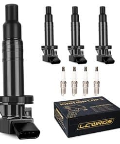 Conjunto de 4 bobinas de encendido y bujías se ajusta para